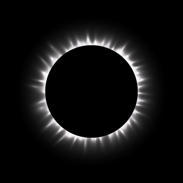 Eclipse de sol fondo eclipse total