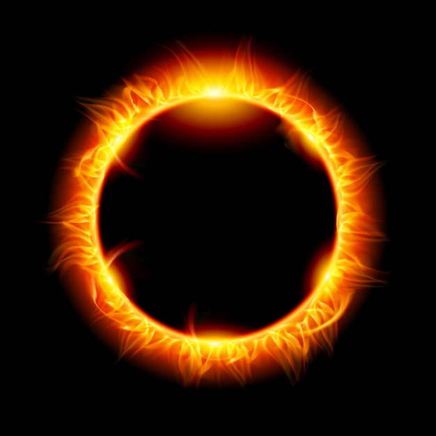 Vector eclipse solar