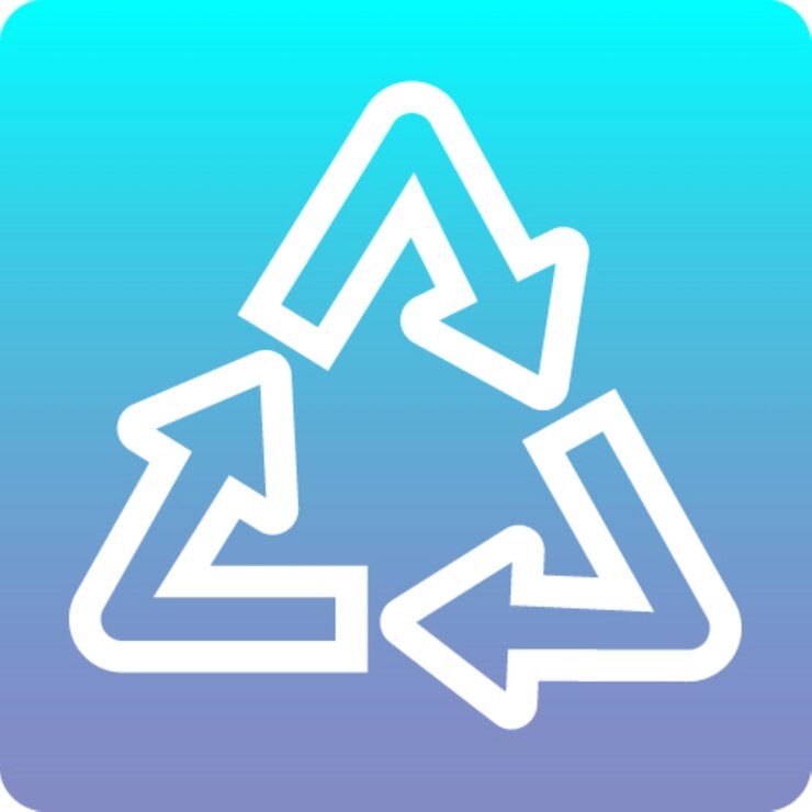 Vector ecología del reciclaje