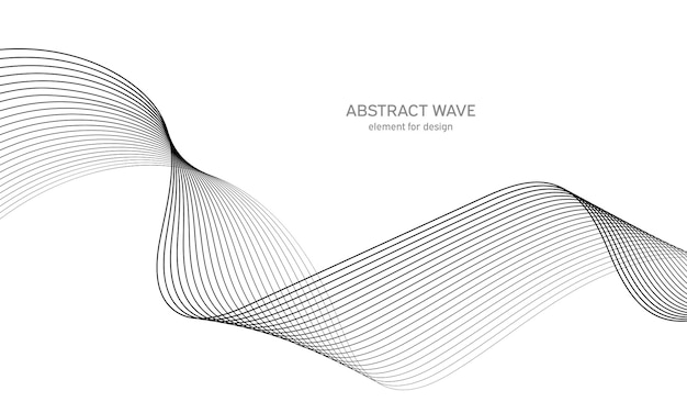 Ecualizador de ondas abstractas para el diseño.