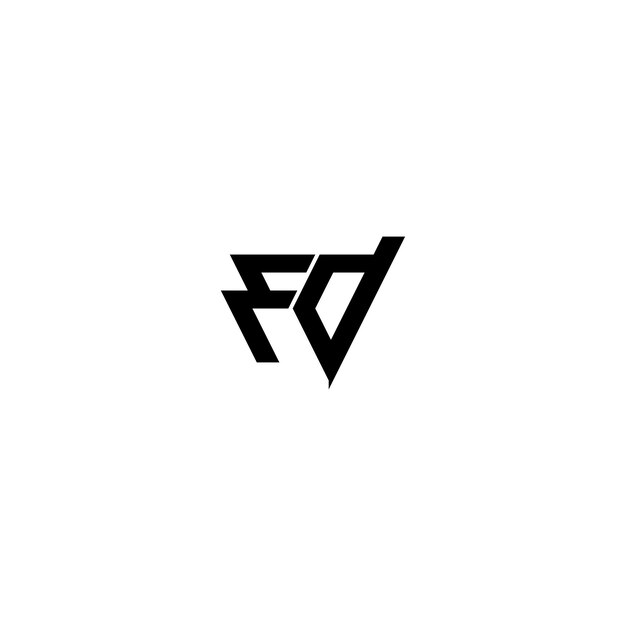 ED monograma logotipo diseño carta texto nombre símbolo monocromo logotipo alfabeto carácter simple logotipo