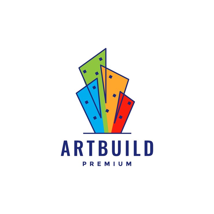 Vector edificio apartamento hogar bienes raíces arte creativo abstracto logotipo diseño vector icono