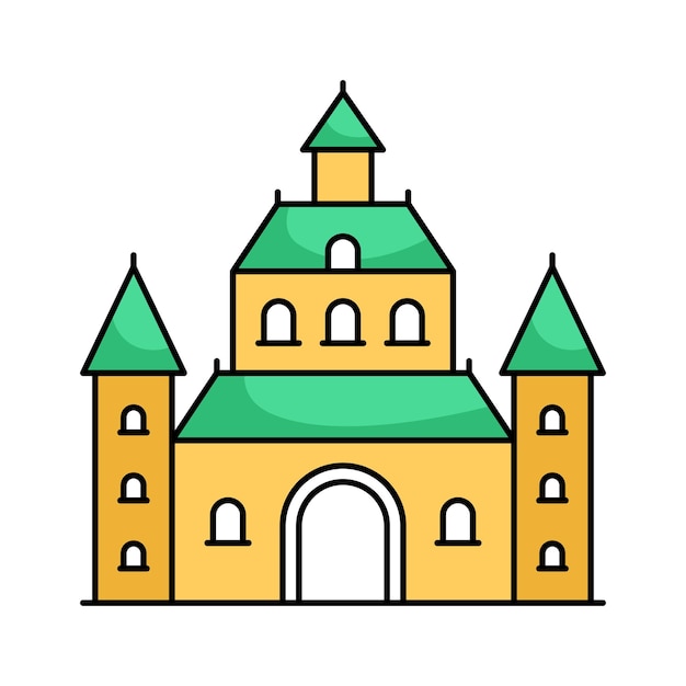 Un edificio de la iglesia a menudo el lugar para las bodas tradicionales