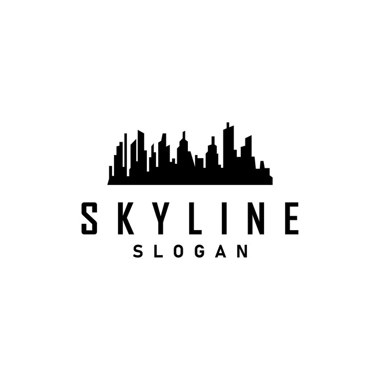Edificio Inmobiliario Edificio de Apartamentos Logotipo de construcción Diseño vectorial de monograma rústico elegante premium