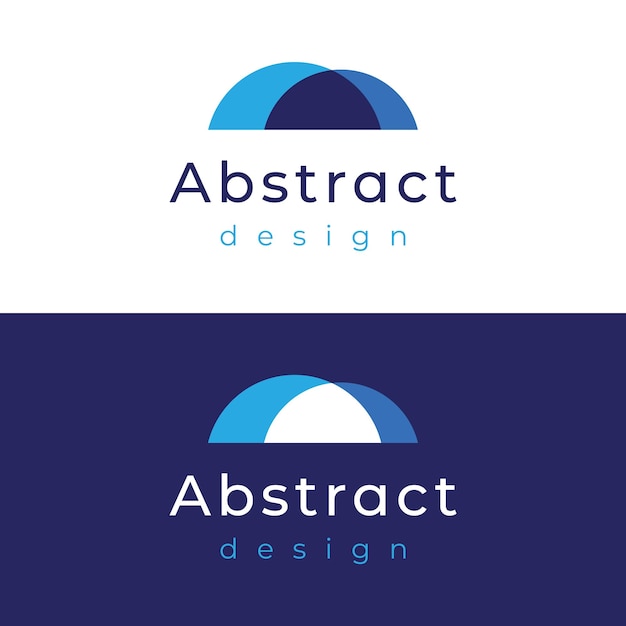 Edificio de puente resumen plantilla de logotipo con idea creativa Ilustración vectorial