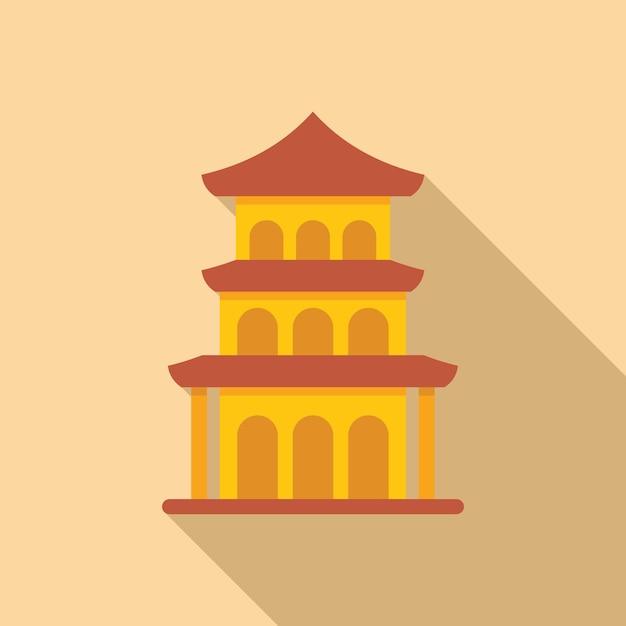Edificio tradicional de un templo asiático que representa la cultura budista