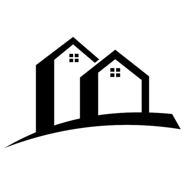 Edificio de viviendas de imagen vectorial