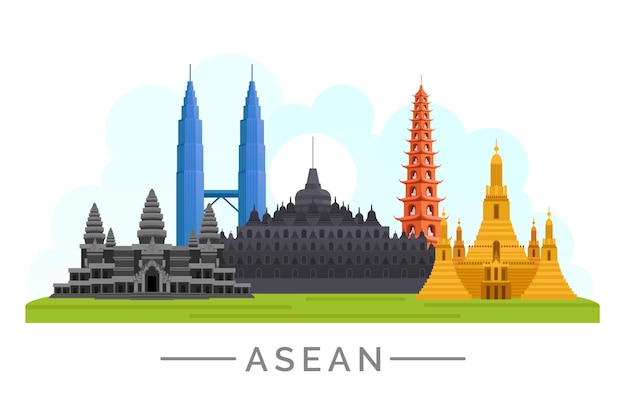 Edificios de la asean