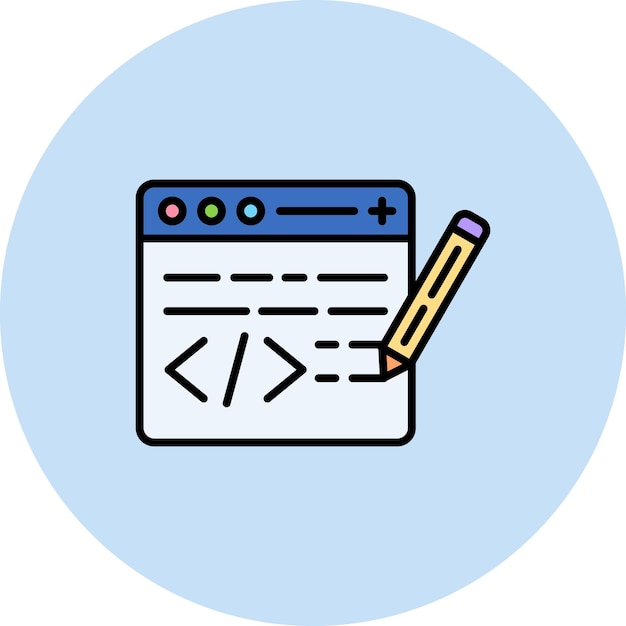 Editar el código Ilustración plana