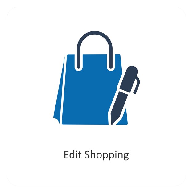 Editar las compras y editar el concepto del icono