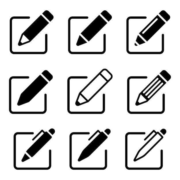 Editar el documento del bloc de notas con el icono del lápiz