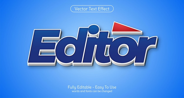 Editor de texto creativo de tres dimensiones, plantilla de efecto de estilo editable