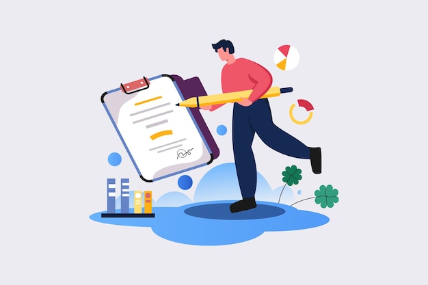 Editores de texto Vector plano