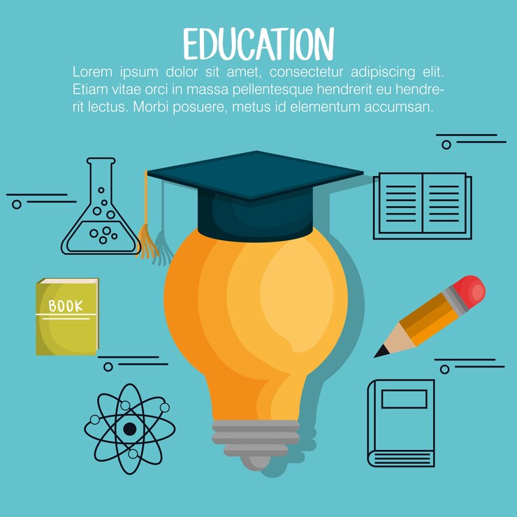 Vector educación conjunto de iconos de línea vector ilustración diseño