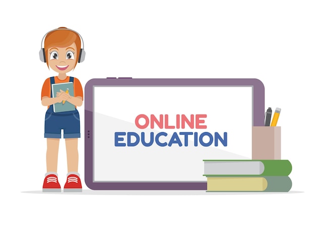 Educación a distancia educación en línea Studen Online Education