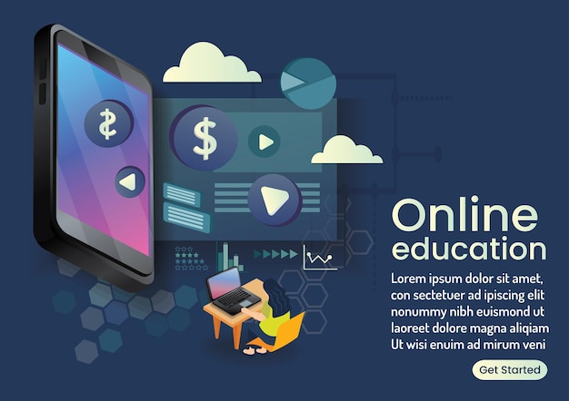 educación en línea diseño de sitios web en línea