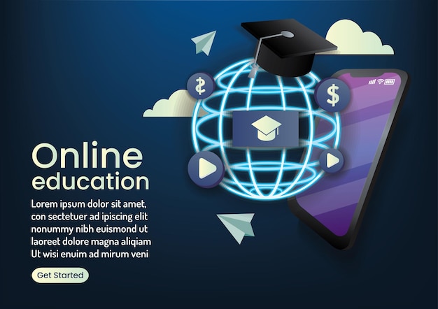 educación en línea diseño de sitios web en línea