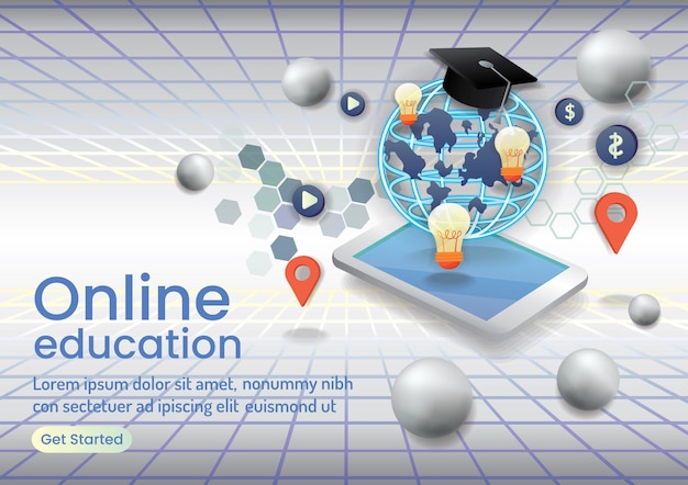 educación en línea diseño de sitios web en línea