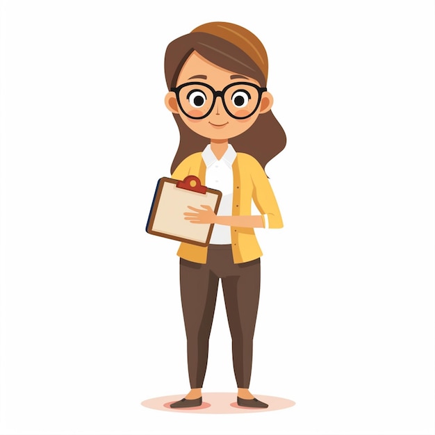 Educación del maestro en la escuela Ilustración del conocimiento en el aula Concepto de diseño feliz Estudiante vec