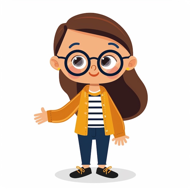 Educación del maestro en la escuela Ilustración del conocimiento en el aula Concepto de diseño feliz Estudiante vec