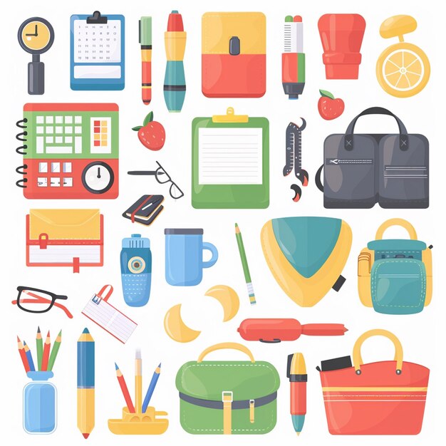 educación vectorial escuela estudio diseño estudiante libro ilustración icono concepto fondo pe