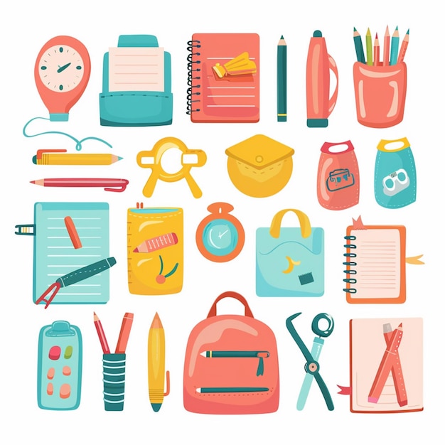 educación vectorial escuela estudio diseño estudiante libro ilustración icono concepto fondo pe