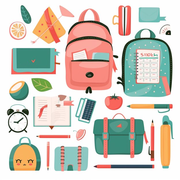 educación vectorial escuela estudio diseño estudiante libro ilustración icono concepto fondo pe