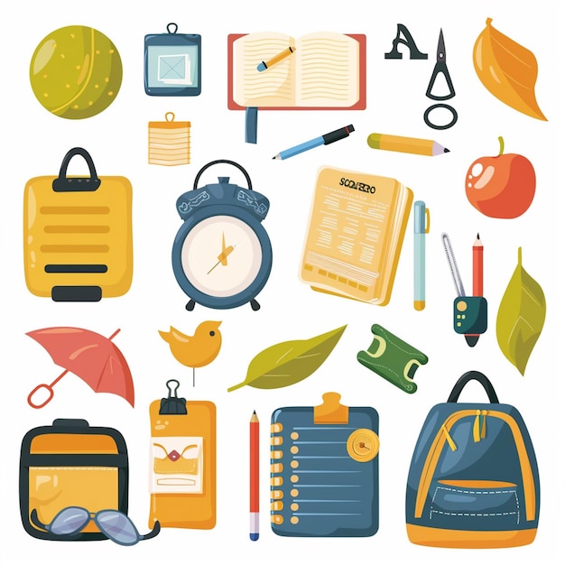 educación vectorial escuela estudio diseño estudiante libro ilustración icono concepto fondo pe
