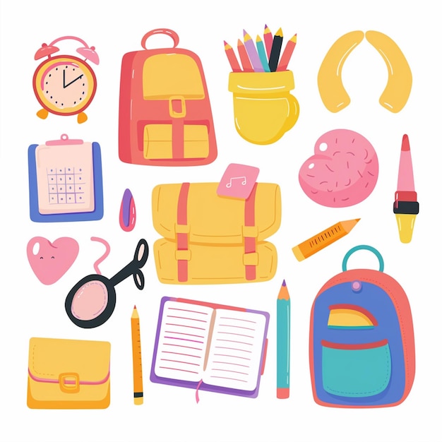 educación vectorial escuela estudio diseño estudiante libro ilustración icono concepto fondo pe