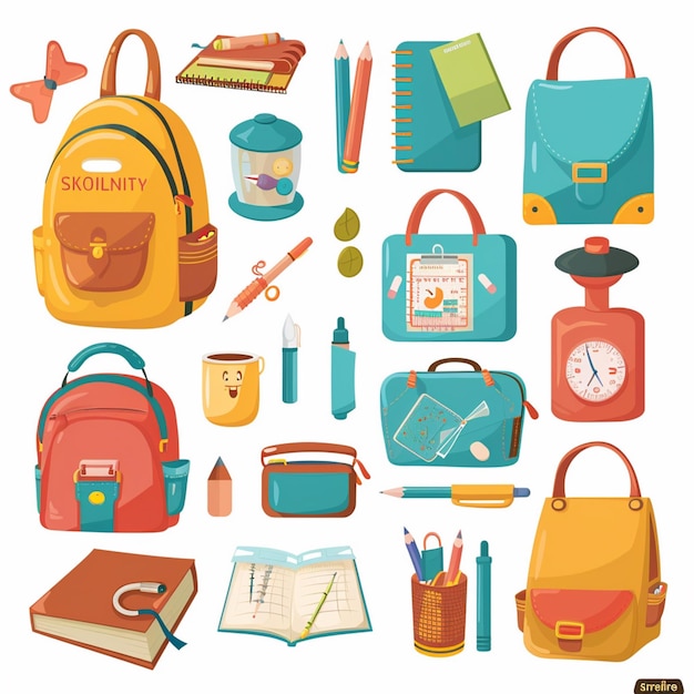 educación vectorial escuela estudio diseño estudiante libro ilustración icono concepto fondo pe
