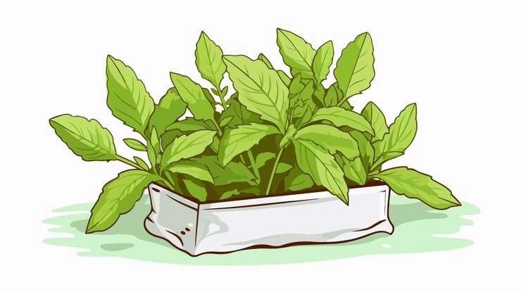 Vector el edulcorante natural de stevia en paquetes es un producto de vector plano.