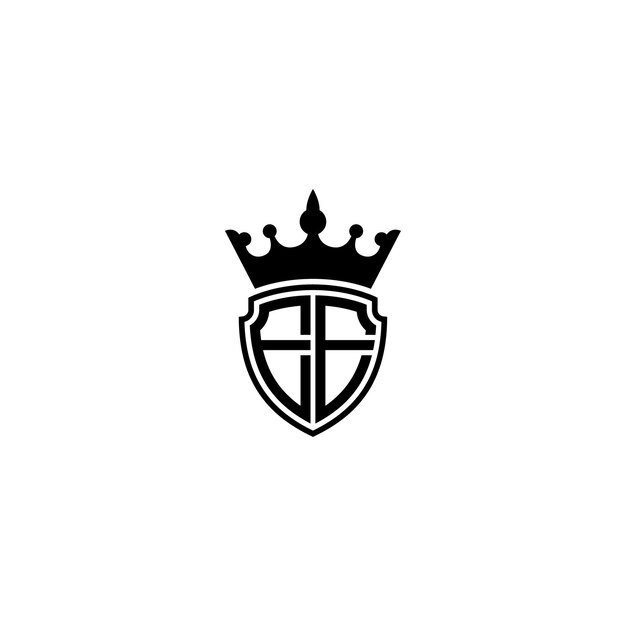 EE monograma logotipo diseño carta texto nombre símbolo monocromo logotipo alfabeto carácter simple logotipo