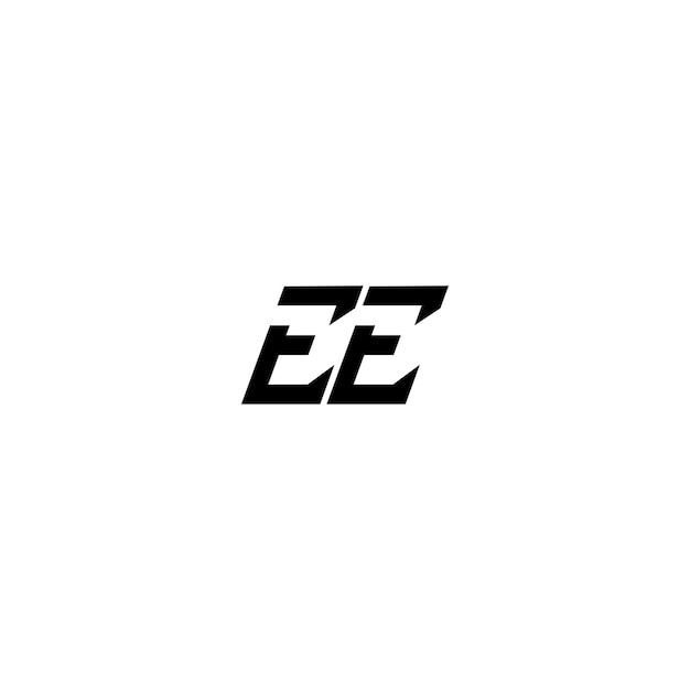 EE monograma logotipo diseño carta texto nombre símbolo monocromo logotipo alfabeto carácter simple logotipo