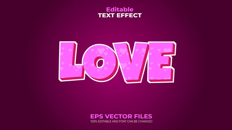 Vector efecto 3d cool eps editable efecto de texto y fuente se pueden cambiar