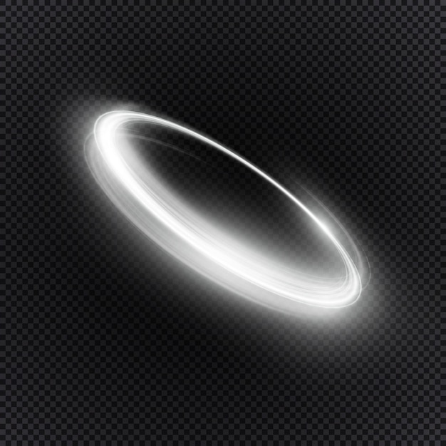 Efecto abstracto de movimiento a la velocidad de la luz. Pista ondulada brillante. efecto vectorial