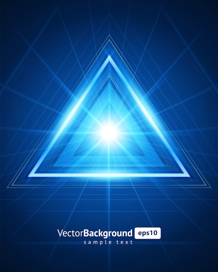 Vector efecto abstracto de la red virtual del espacio 3d del fondo efecto.