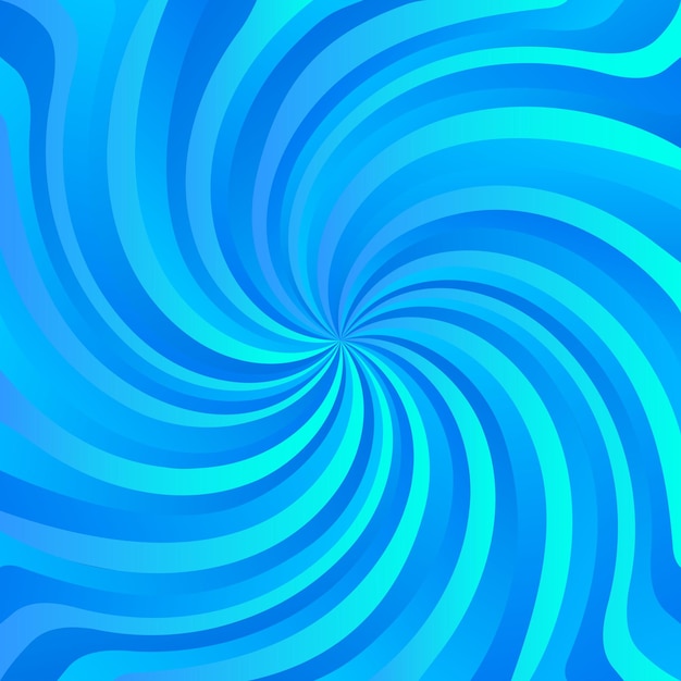 Vector efecto de brillo abstracto de giro espiral azul