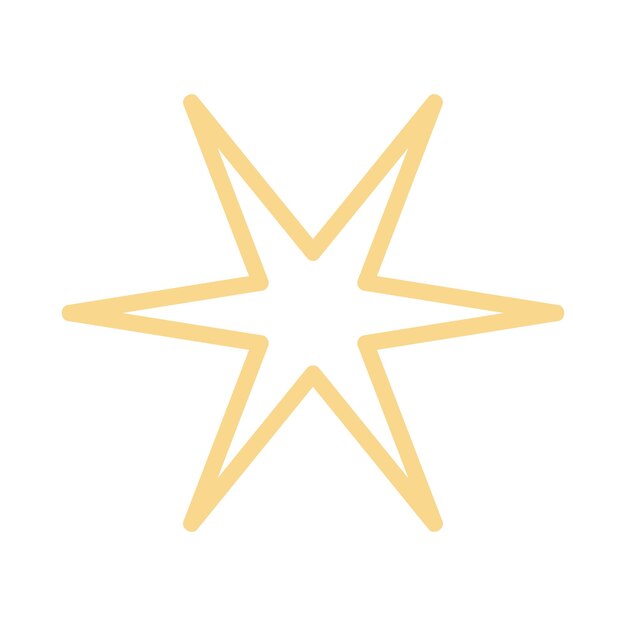 Efecto de brillo Diseño vectorial de signos Conjunto de formas de estrellas Símbolos mágicos