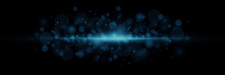 Vector efecto de brillo partículas brillantes azules estrellas partículas brillantes explotan