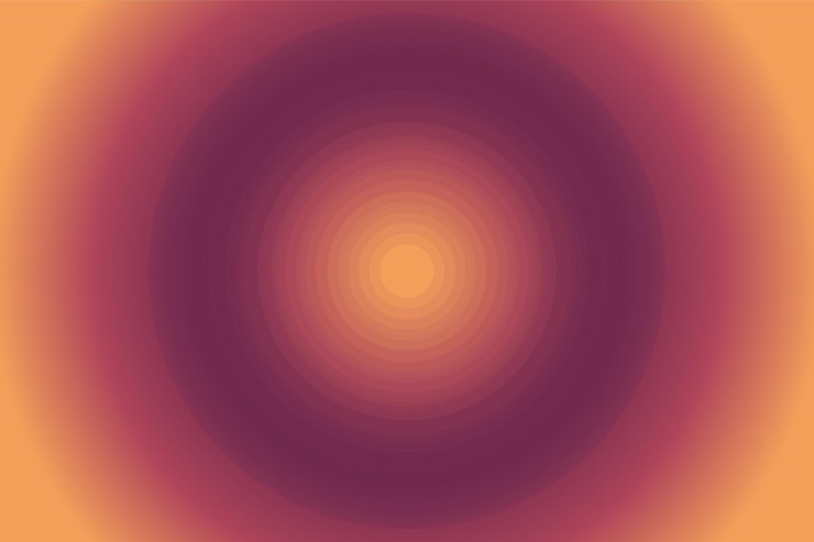 Vector efecto círculo redondo vector de fondo de círculos concéntricos