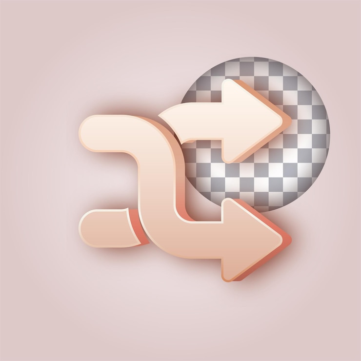 Vector efecto de color de mantequilla suave icono de flechas de dos vías con fondo personalizable