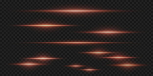 Efecto de deslumbramiento horizontal Hazes láser Hazes horizontales de luz