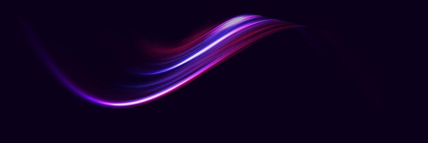 Efecto de deslumbramiento de luz de alta velocidad abstracto moderno Tecnología futurista de movimiento dinámico y velocidad