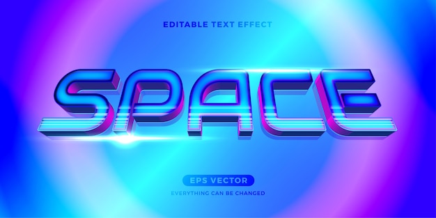 Efecto de espacio de texto
