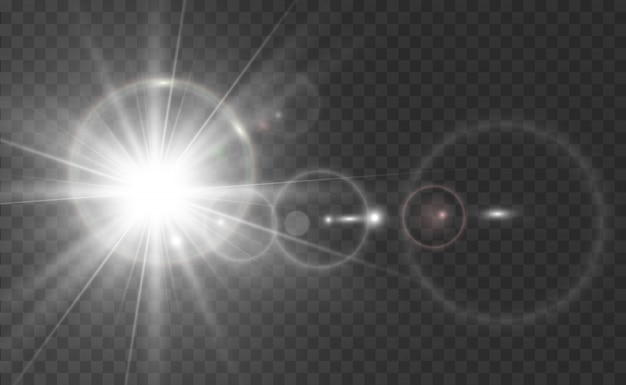 efecto especial de destello de luz.