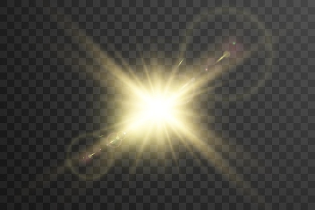 Efecto especial de destello de luz