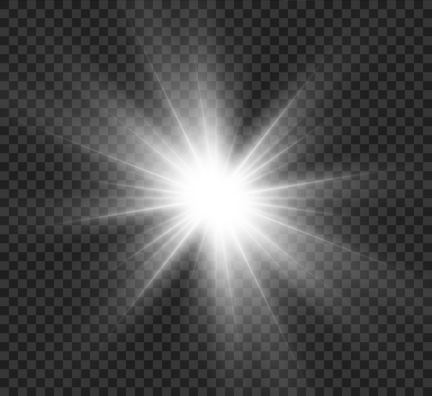 efecto especial de flash de luz.