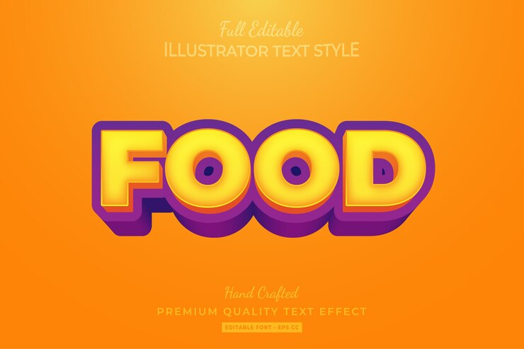 Vector efecto de estilo de texto editable moderno premium