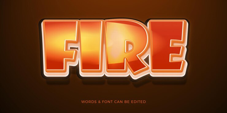 Efecto de estilo de texto editable