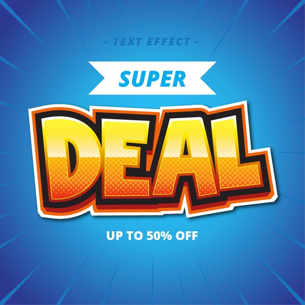 EFECTO ESTILO DE TEXTO SUPER OFERTA